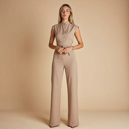 City Sleek | Modern Sleeveless Power Jumpsuit