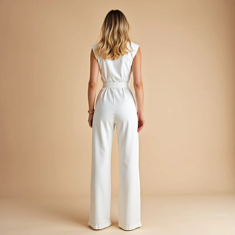 City Sleek | Modern Sleeveless Power Jumpsuit