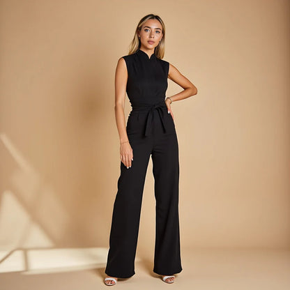 City Sleek | Modern Sleeveless Power Jumpsuit