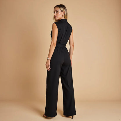 City Sleek | Modern Sleeveless Power Jumpsuit
