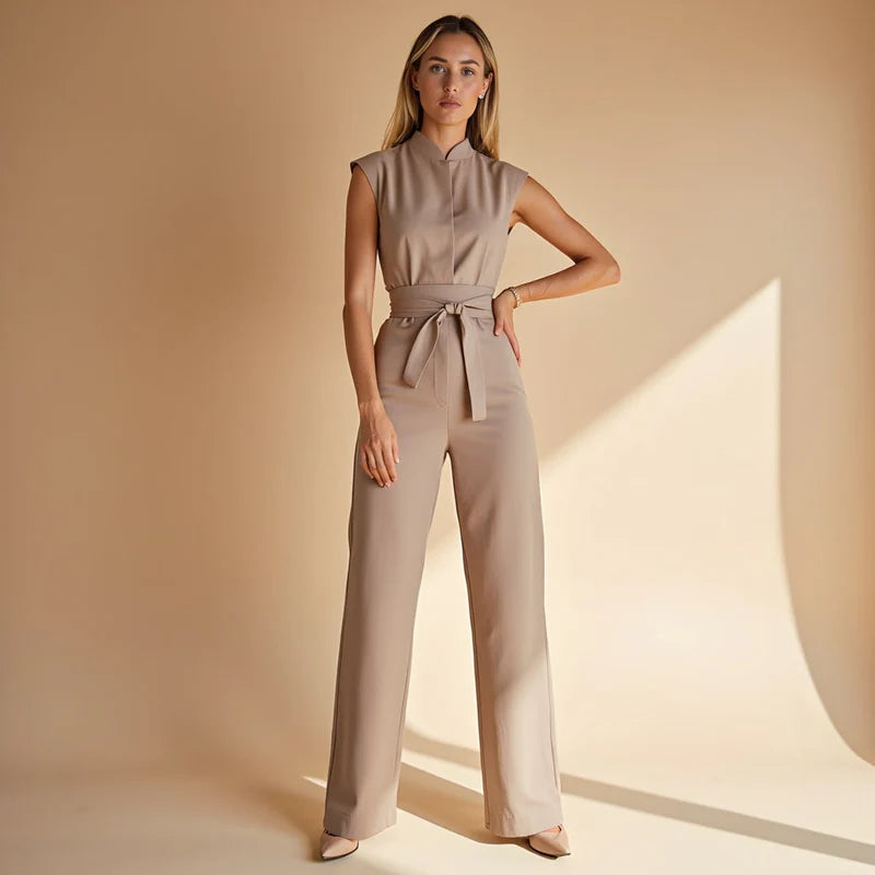 City Sleek | Modern Sleeveless Power Jumpsuit