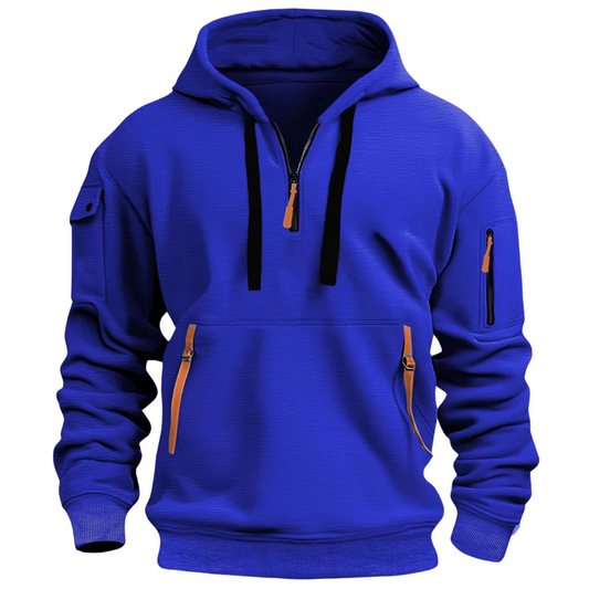 FlexFit Hoodie| Men's casual sports hoodie, spring and autumn fashion arm pocket
