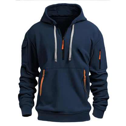 FlexFit Hoodie| Men's casual sports hoodie, spring and autumn fashion arm pocket