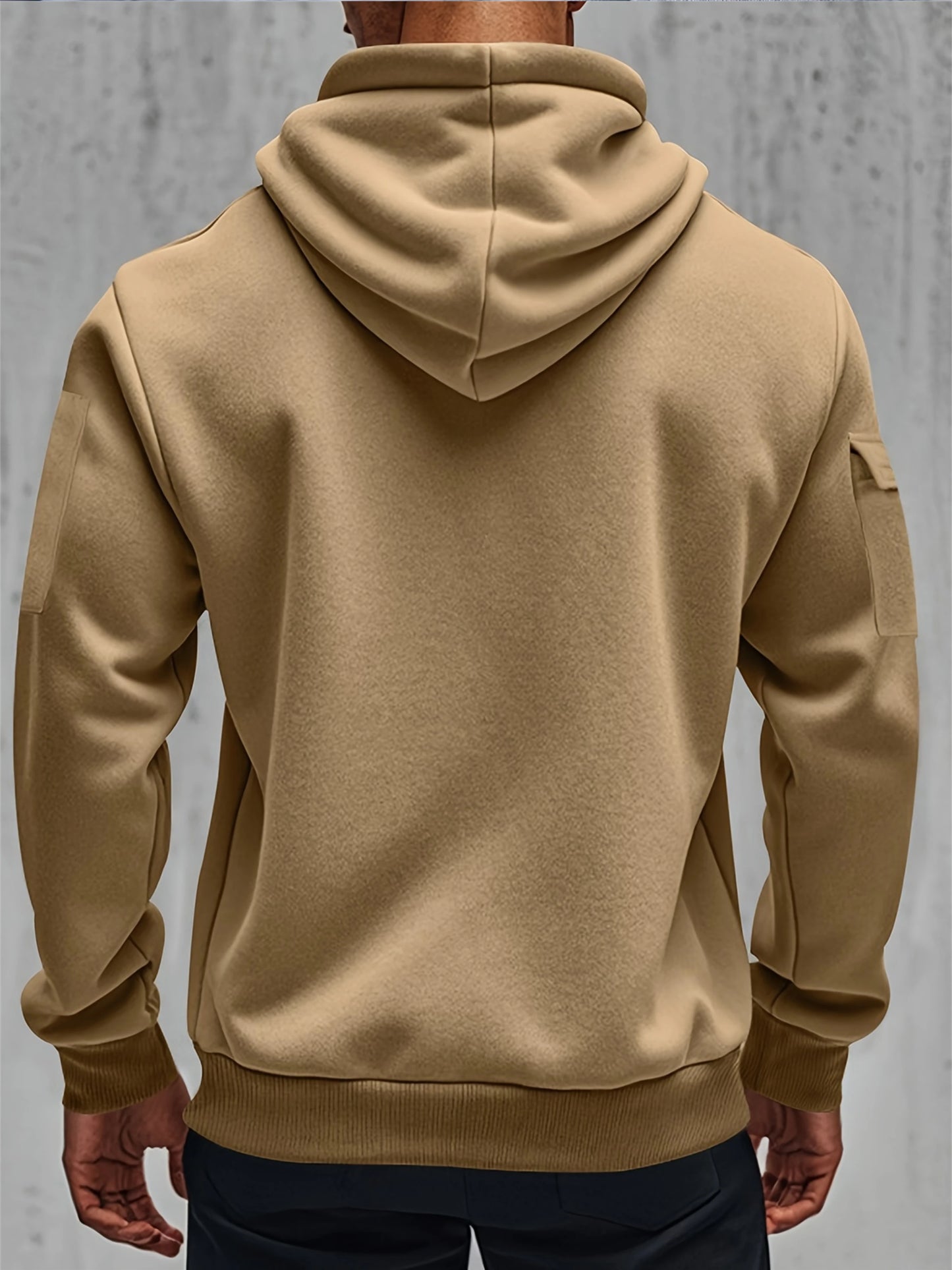 FlexFit Hoodie| Men's casual sports hoodie, spring and autumn fashion arm pocket