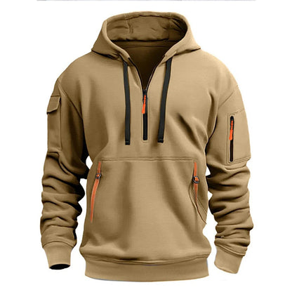 FlexFit Hoodie| Men's casual sports hoodie, spring and autumn fashion arm pocket