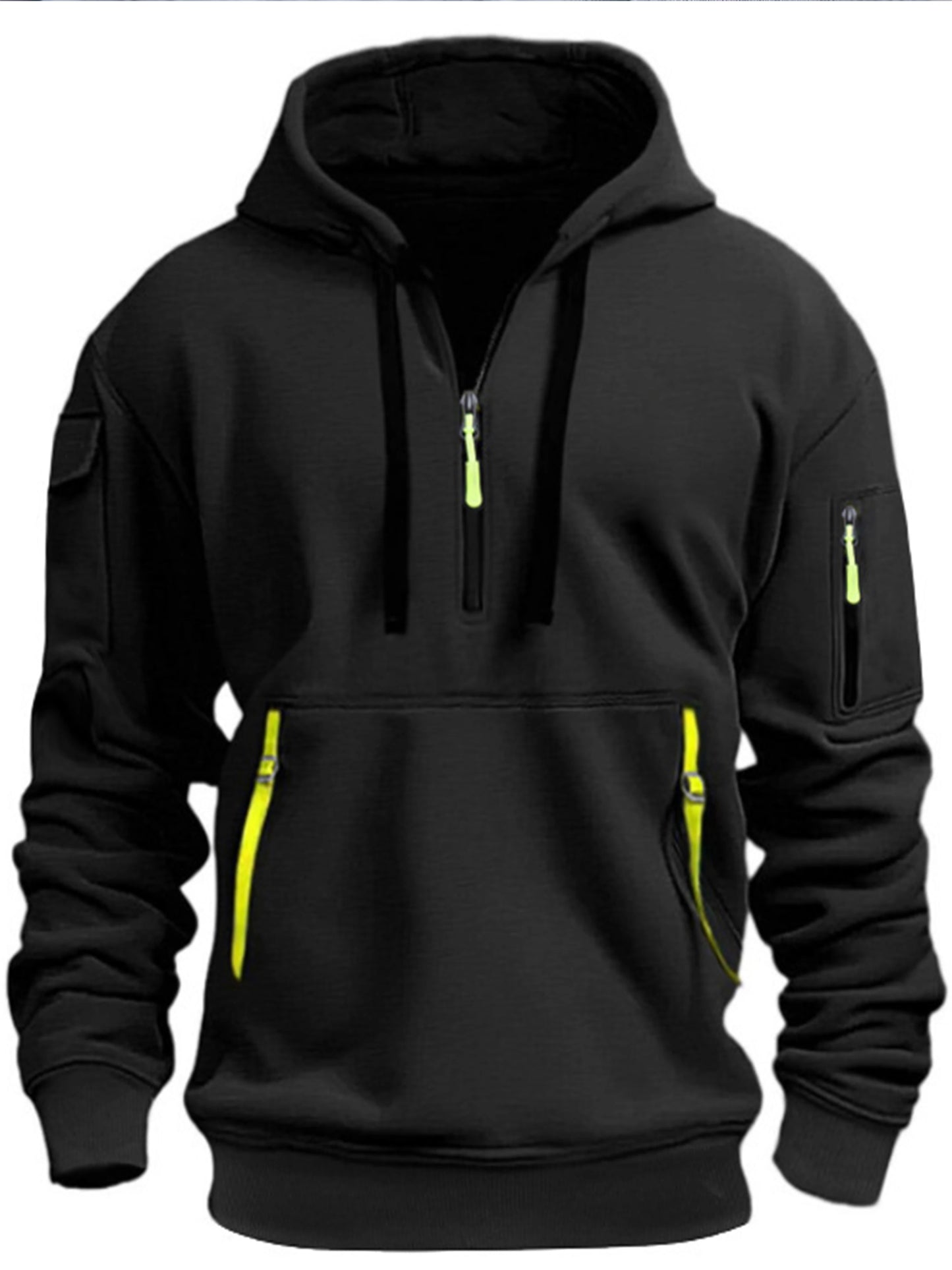 FlexFit Hoodie| Men's casual sports hoodie, spring and autumn fashion arm pocket