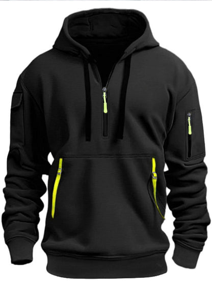 FlexFit Hoodie| Men's casual sports hoodie, spring and autumn fashion arm pocket